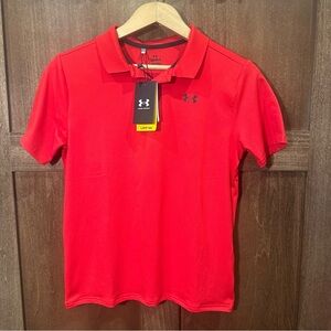Under Armour Kids' Bright Red Polo Shirt
